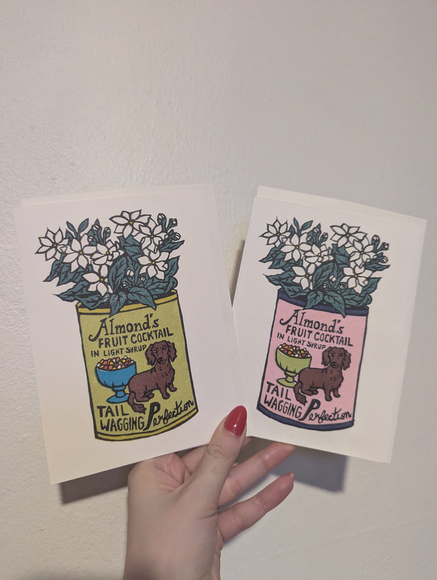 Almond's Fruit Cocktail - Relief Print