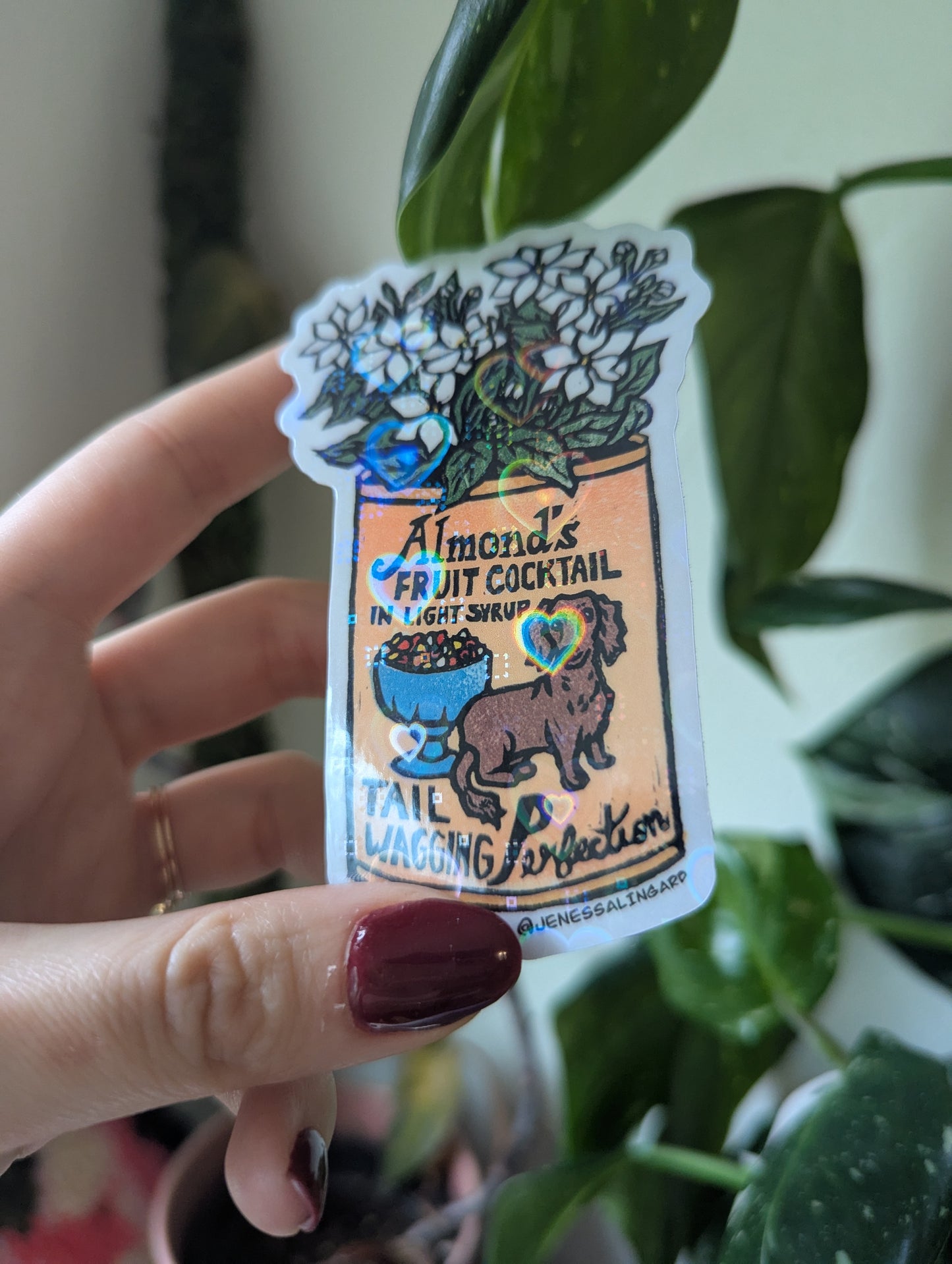 Almond's Fruit Cocktail - Relief Print