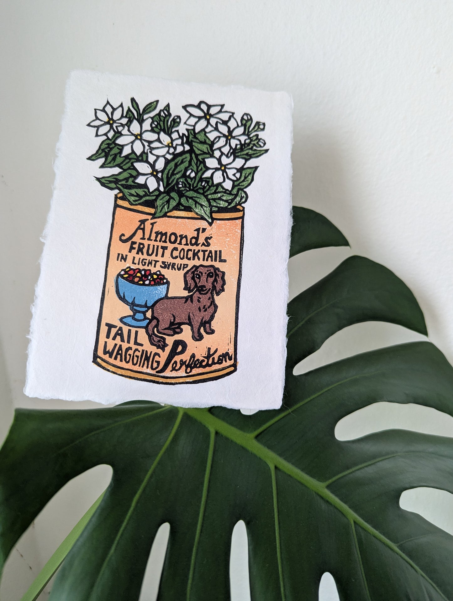Almond's Fruit Cocktail - Relief Print