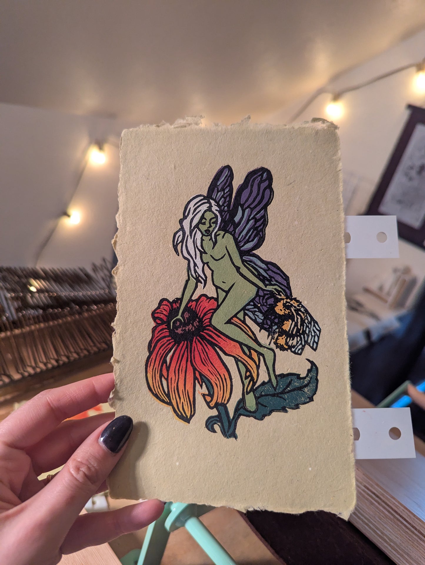 Fairy - Original Limited Edition Relief Print