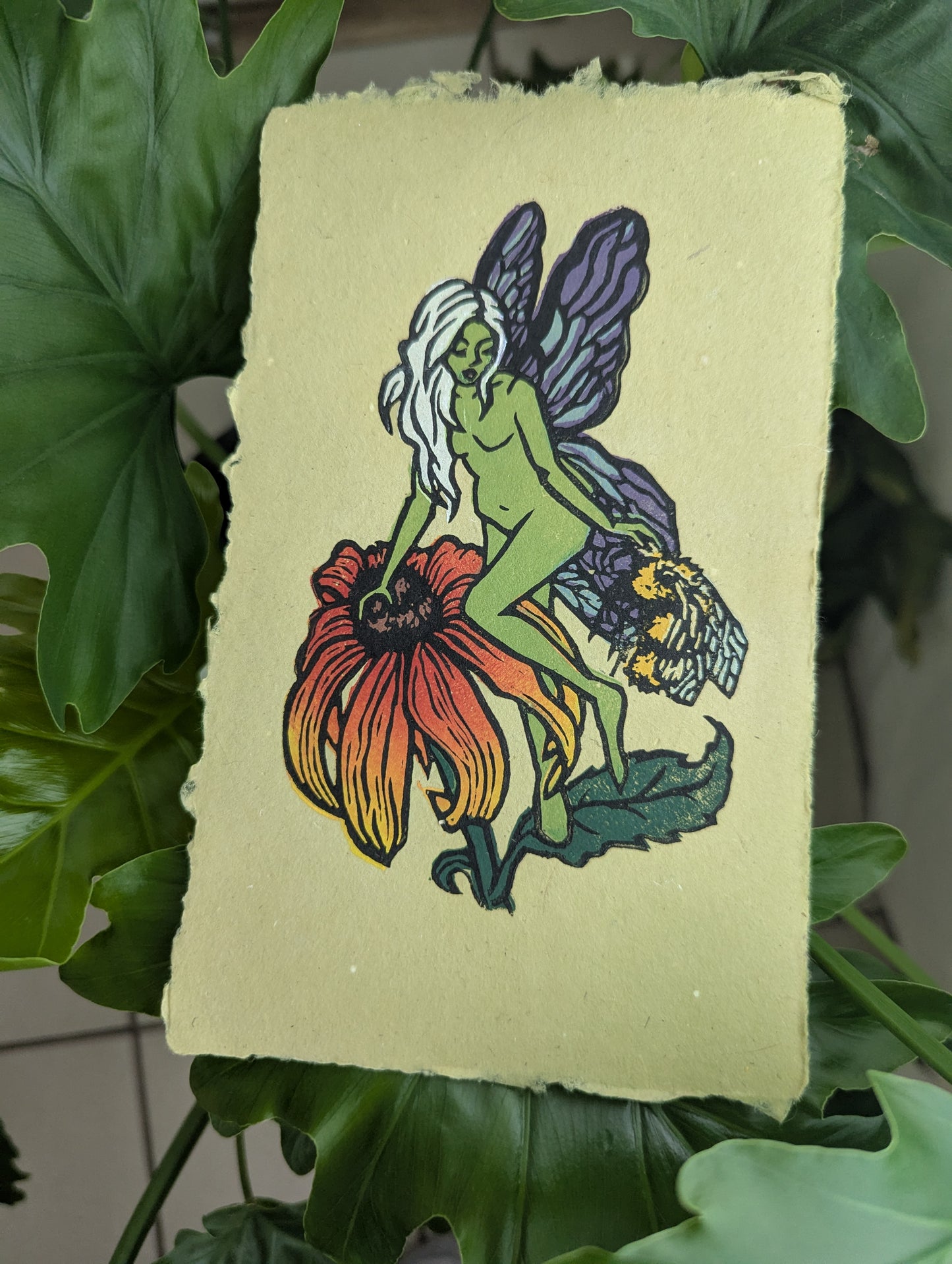 Fairy - Original Limited Edition Relief Print