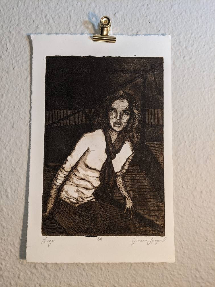 Liza - Aquatint Intaglio