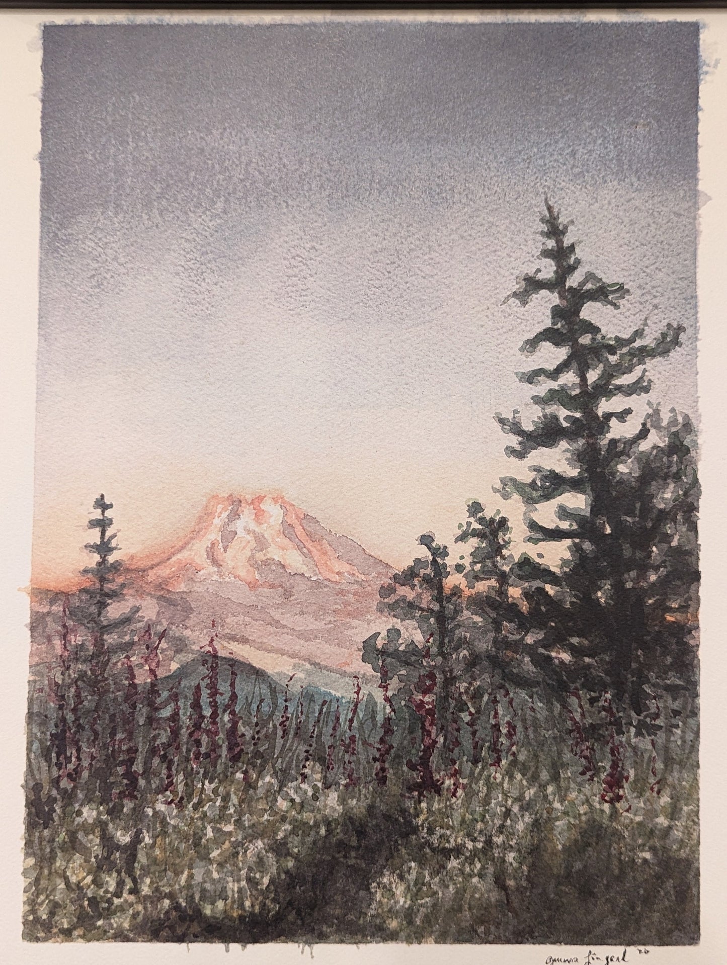 Mount Rainer - High quality Giclée Print