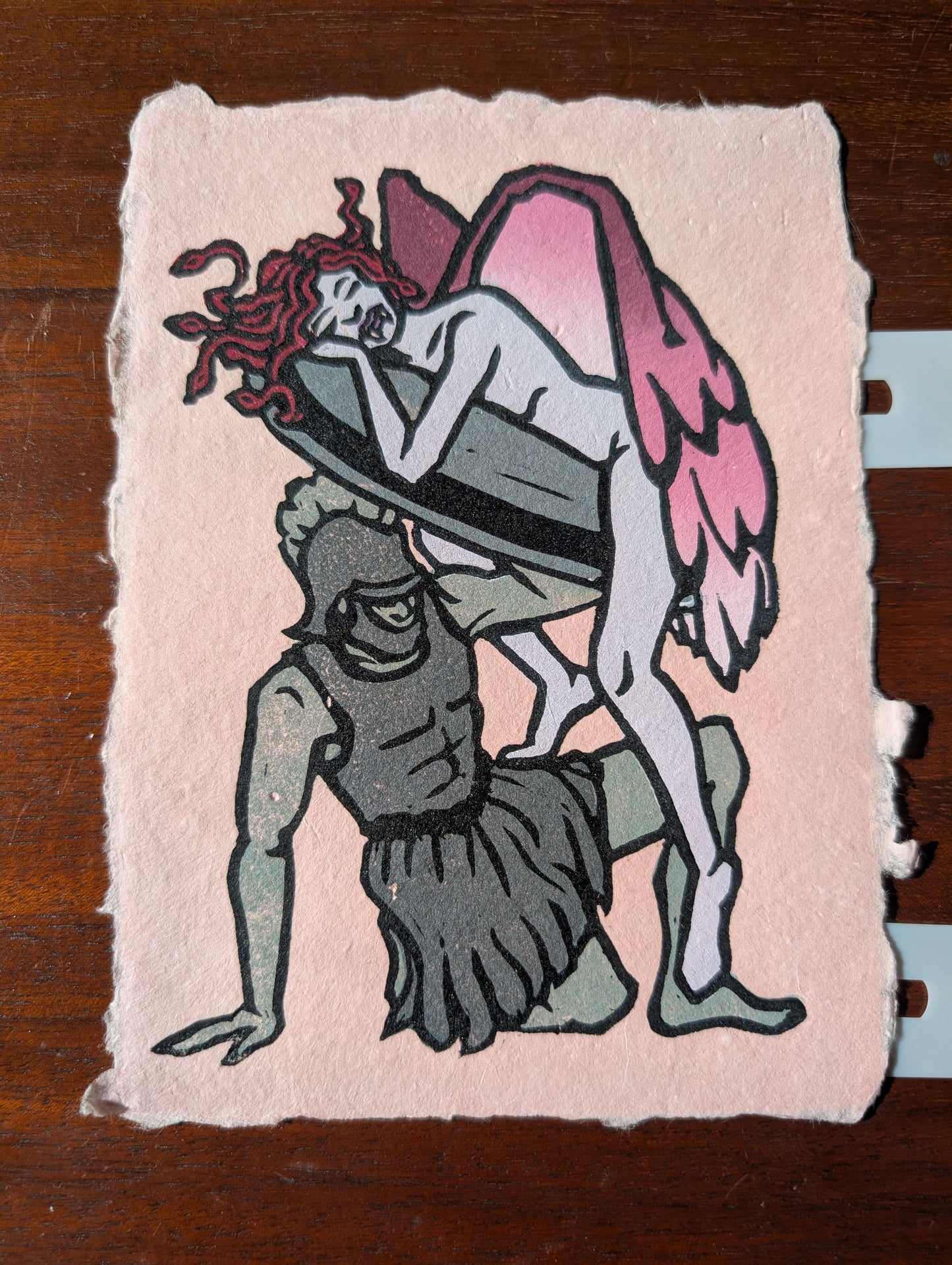 Gorgon - Original Limited Edition Relief Print