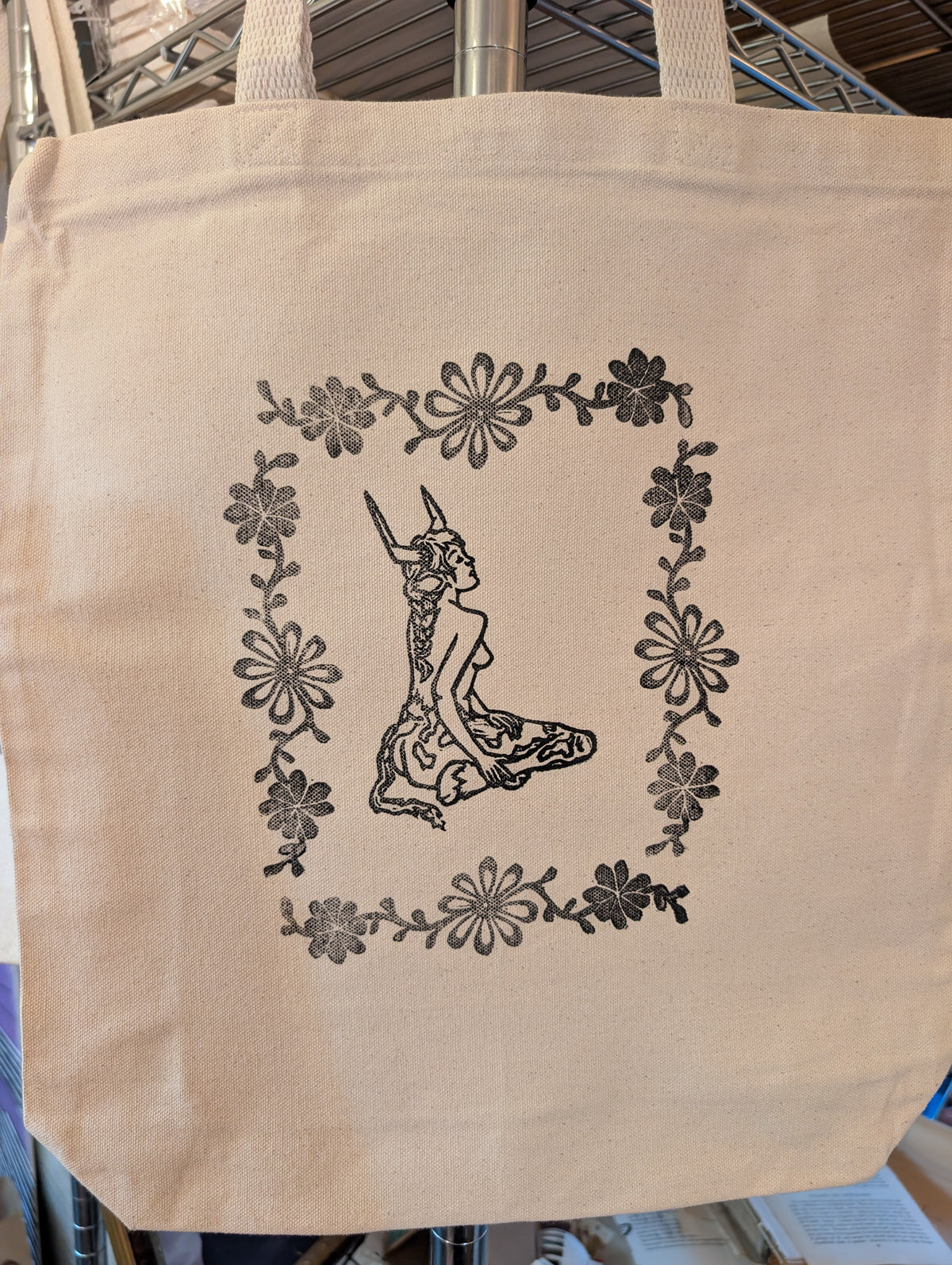 Mythical & Mystical Hand Printed Tote Bags