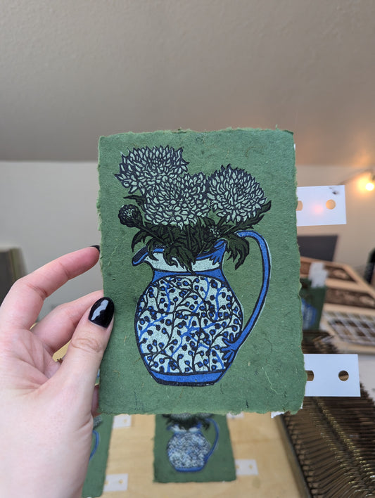 Chrysanthemum - Original Limited Edition Relief Print