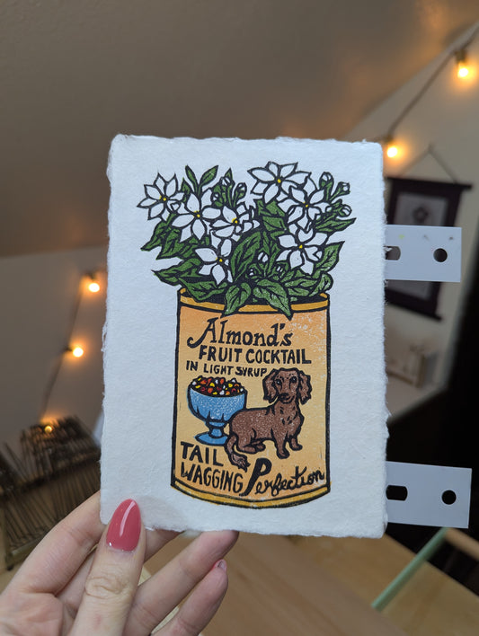 Almond's Fruit Cocktail - Relief Print