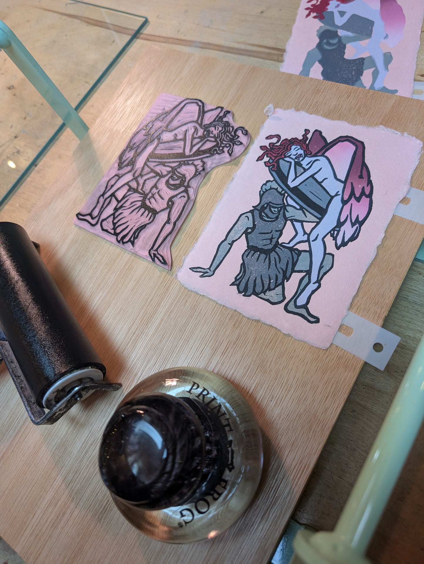 Gorgon - Original Limited Edition Relief Print