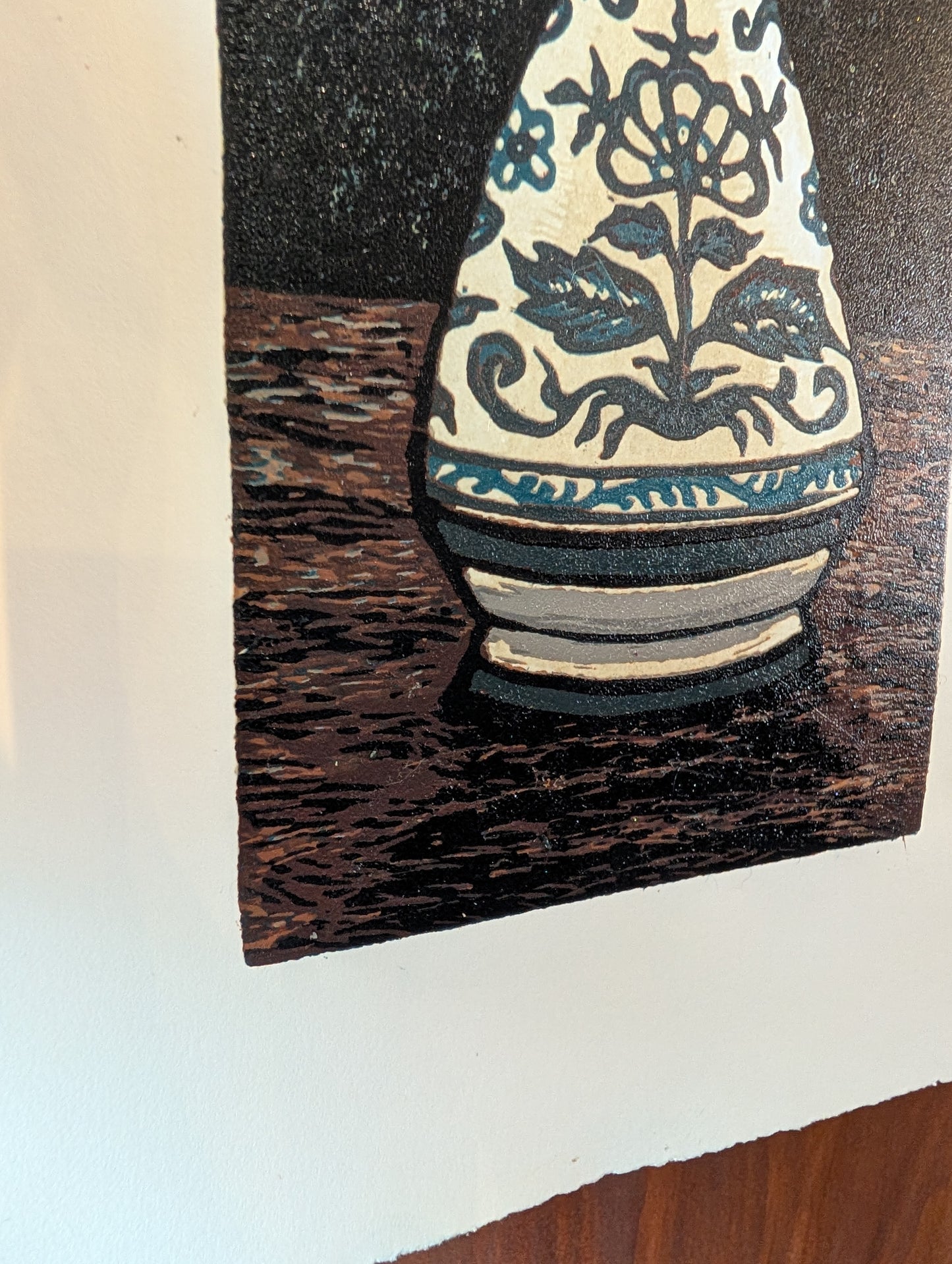 Blue Onion Rose - Limited Edition Reductive Relief