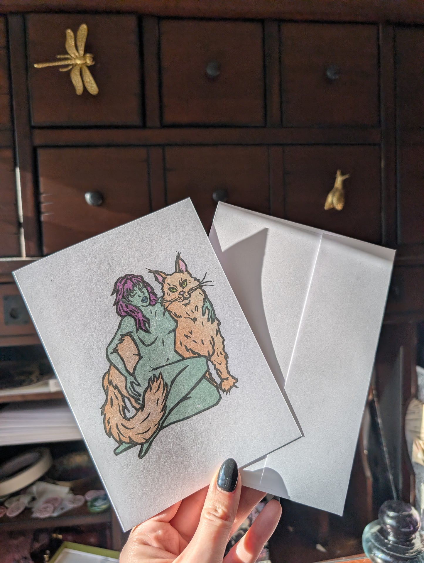 Mythical and Mystical Notecard + Envelope