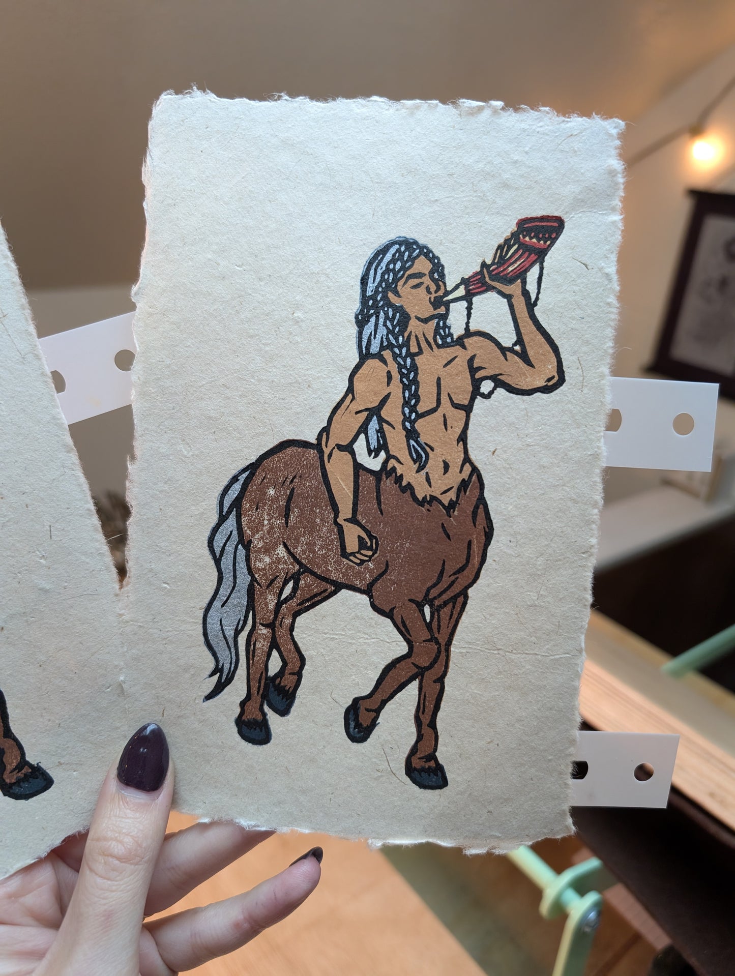 Centaur - Original Limited Edition Relief Print