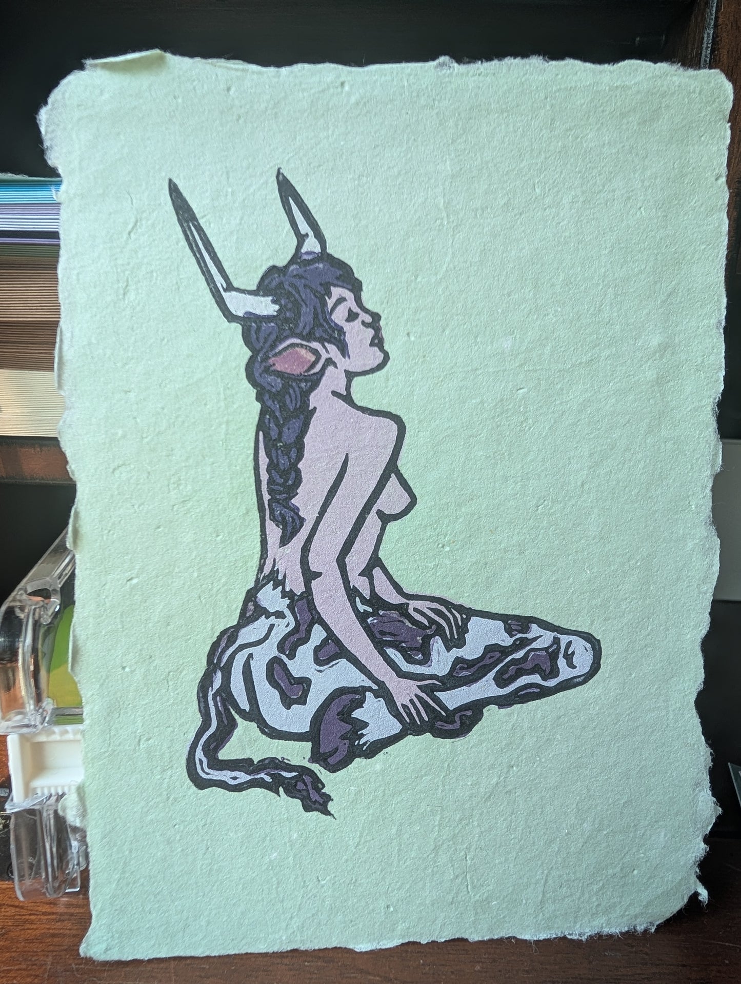 Minotaur - Original Limited Edition Relief Print