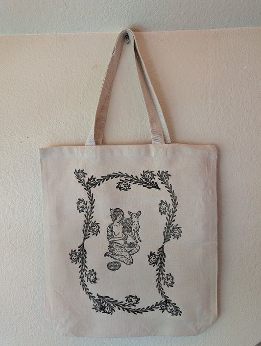 Mythical & Mystical Hand Printed Tote Bags
