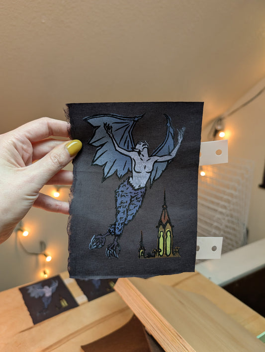 Gargoyle - Original Limited Edition Relief Print