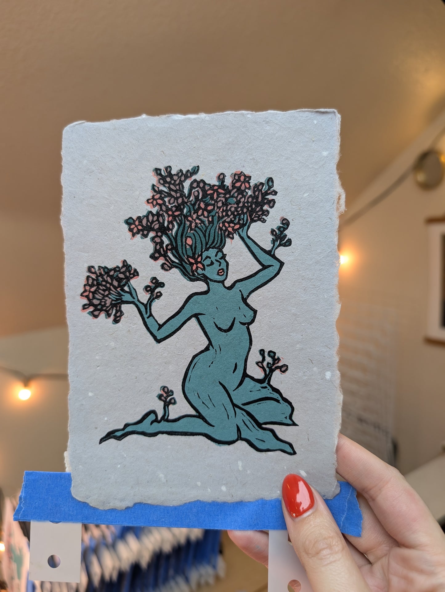 Baumseele - Original Limited Edition Relief Print