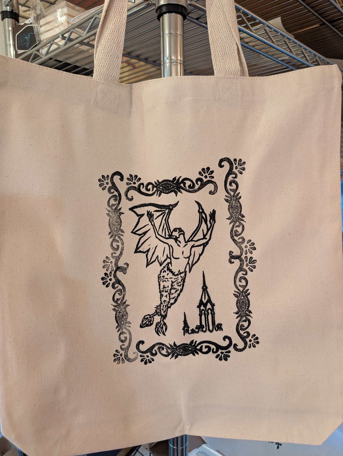 Mythical & Mystical Hand Printed Tote Bags