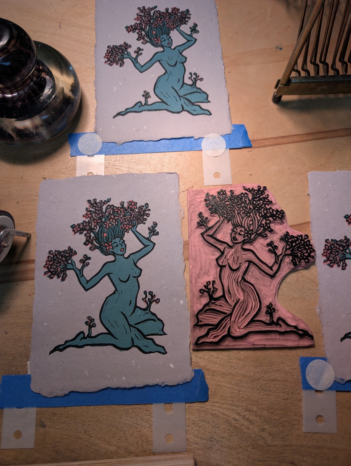 Baumseele - Original Limited Edition Relief Print