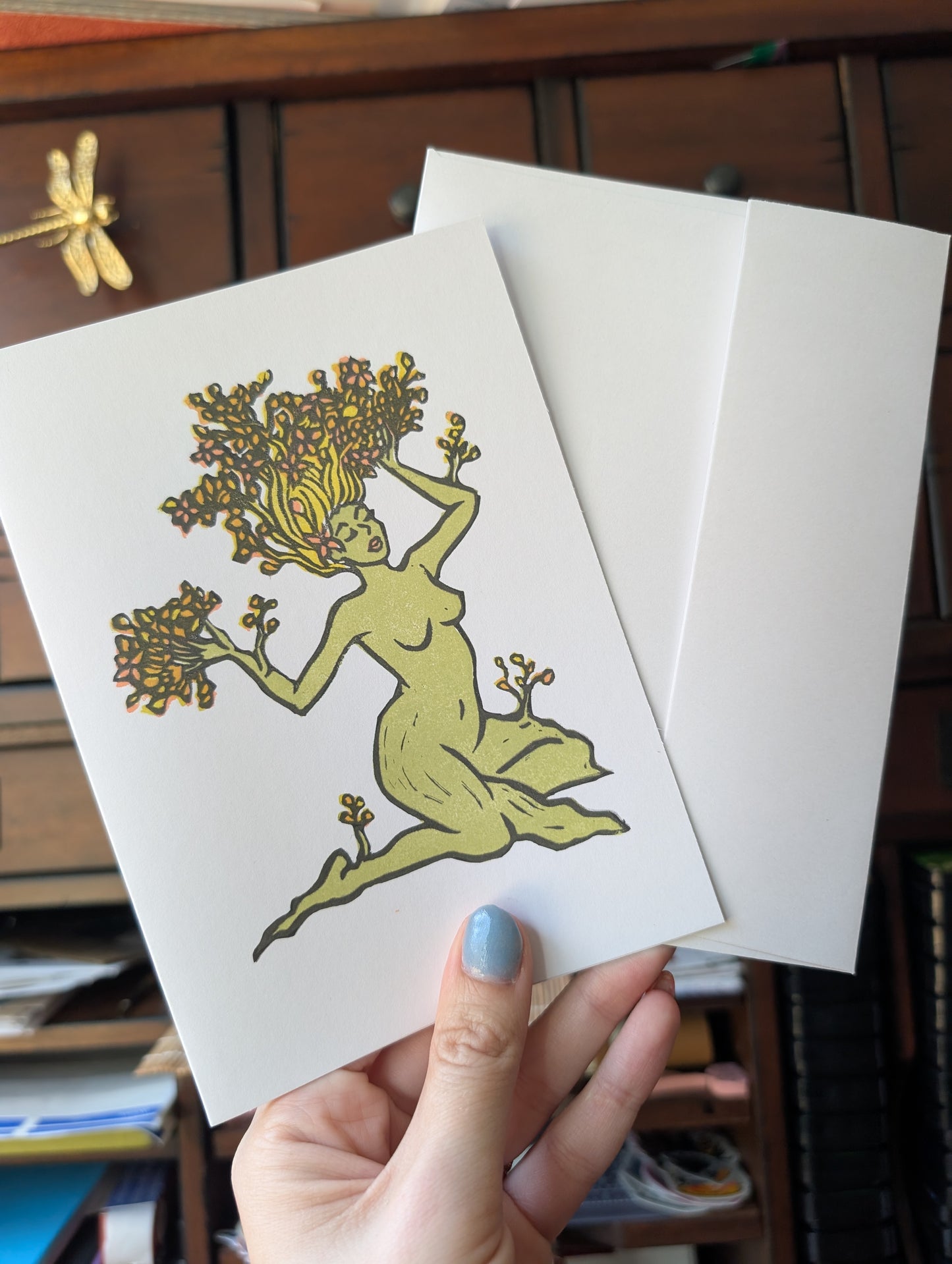 Mythical and Mystical Notecard + Envelope