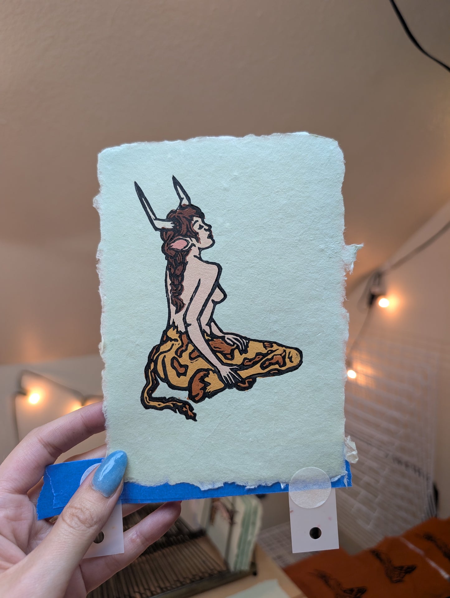 Minotaur - Original Limited Edition Relief Print