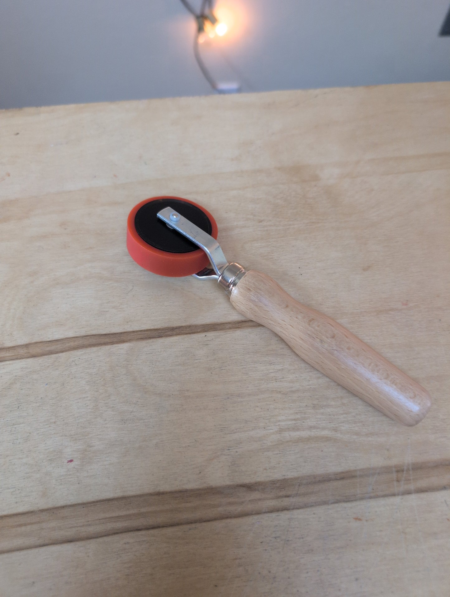 1/2" Specialty Brayer with Wooden Handle - Press Roller