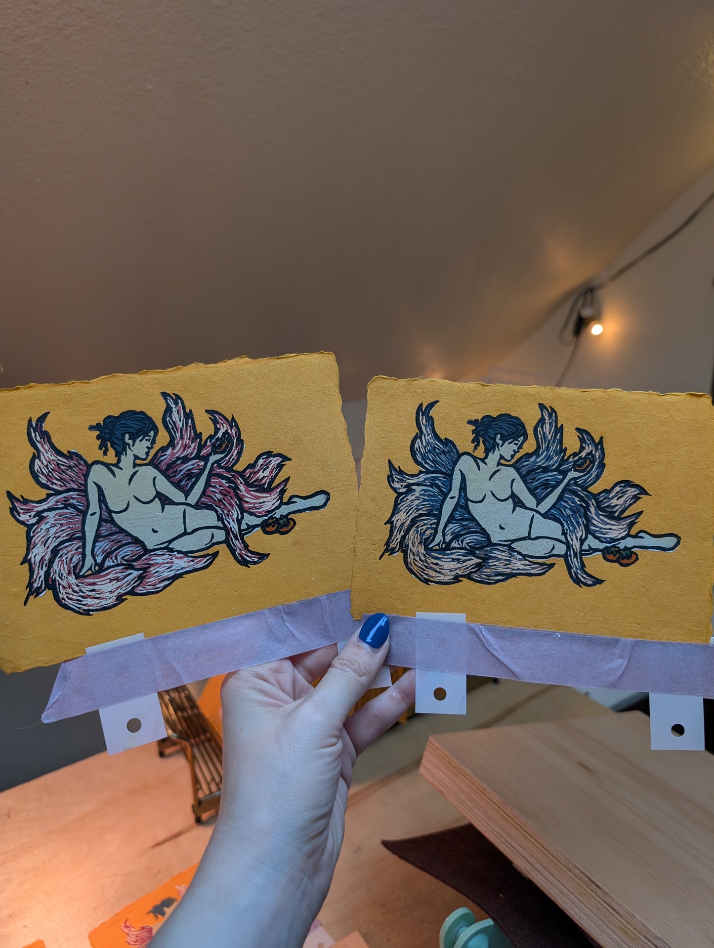 Gumiho - Original Limited Edition Relief Print