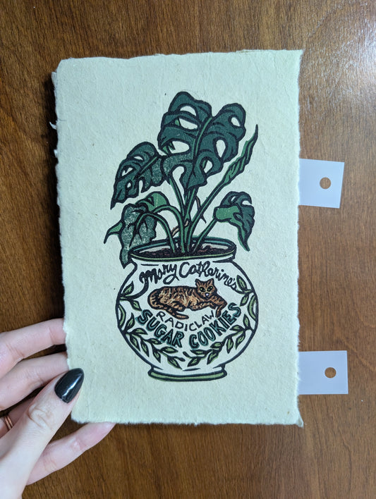 Mary Catherine's Radiclaw Sugar Cookies - Relief Print, coloring Pages, Note Cards, and Stickers
