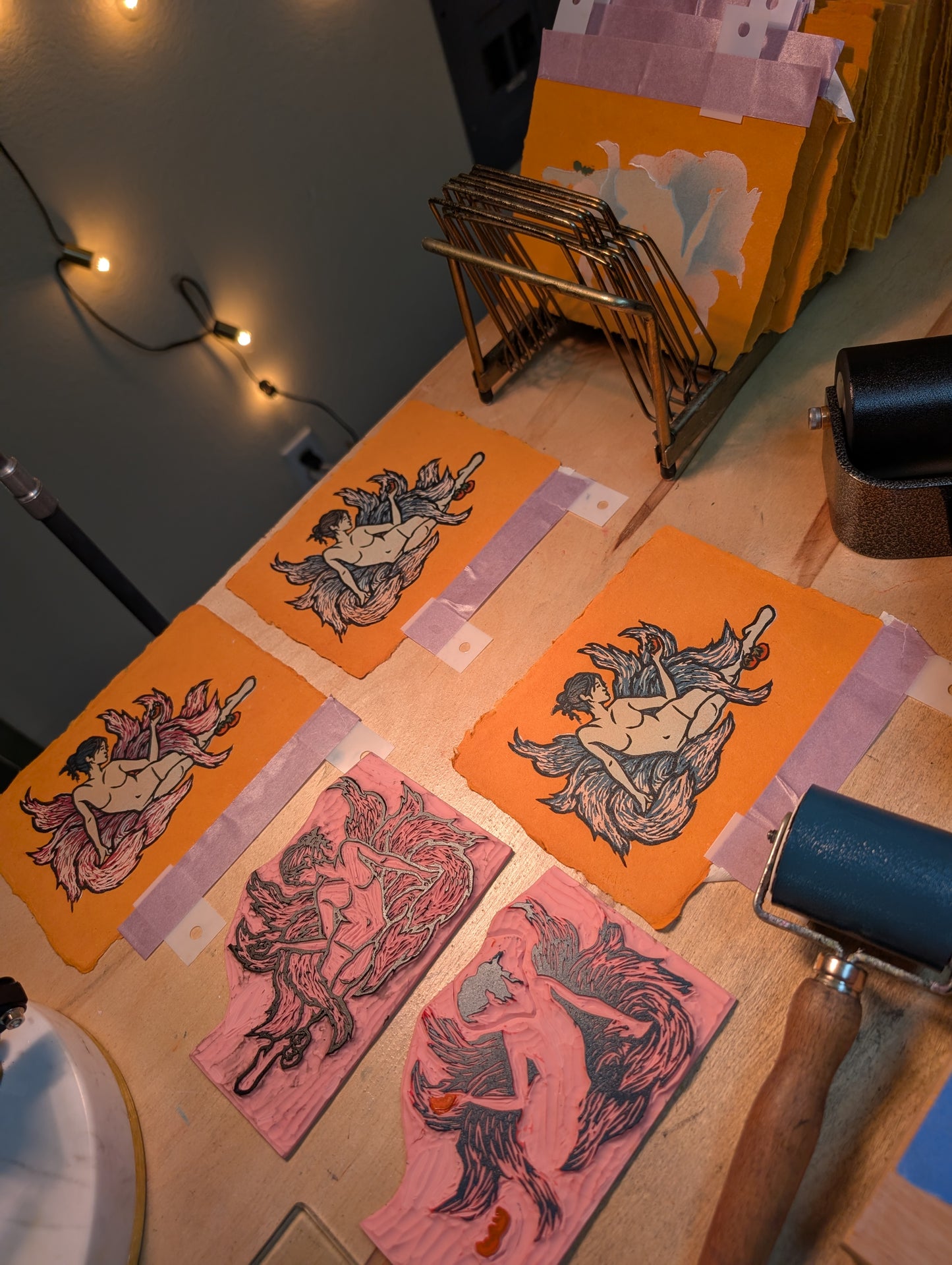 Gumiho - Original Limited Edition Relief Print