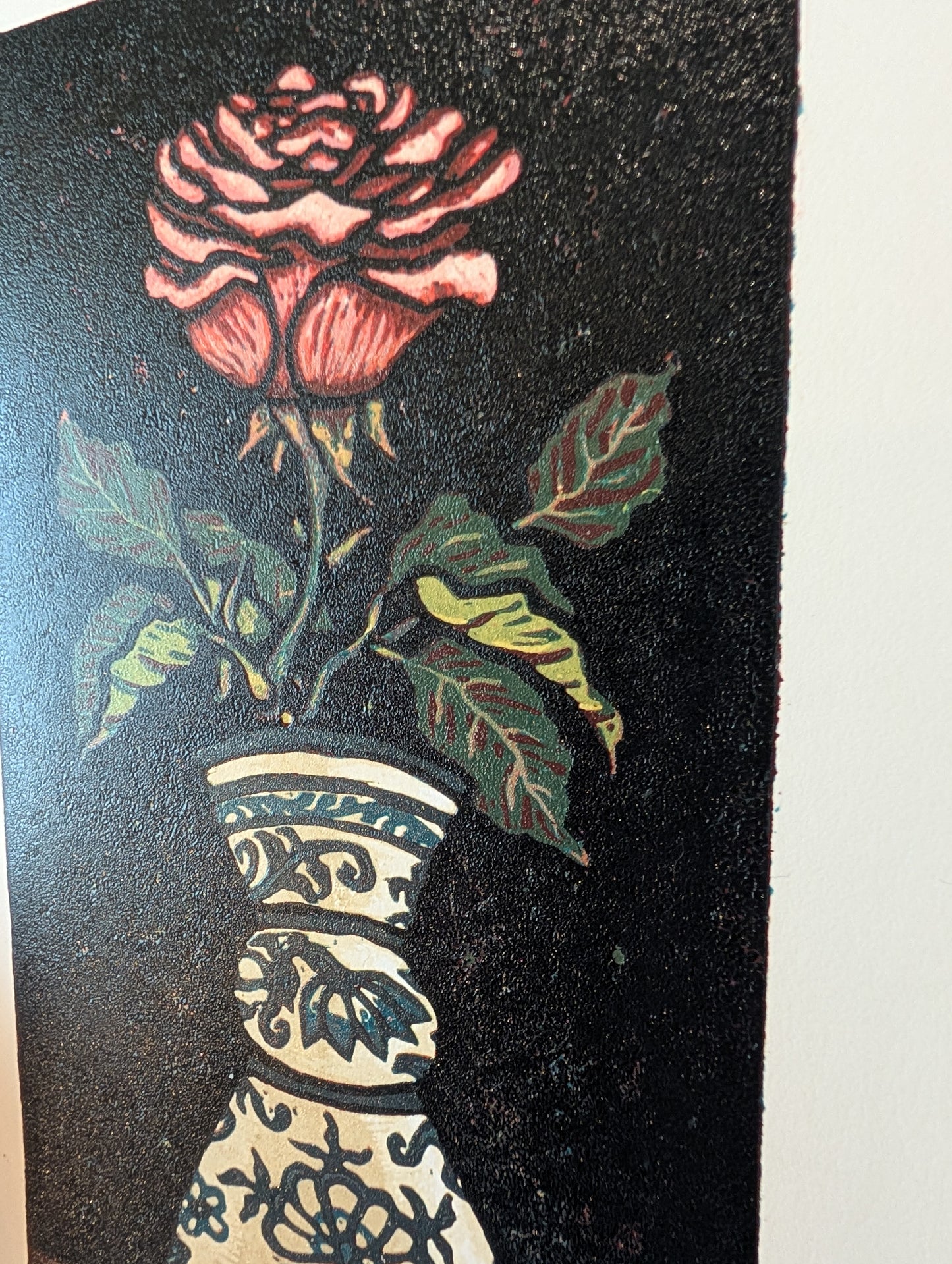 Blue Onion Rose - Limited Edition Reductive Relief