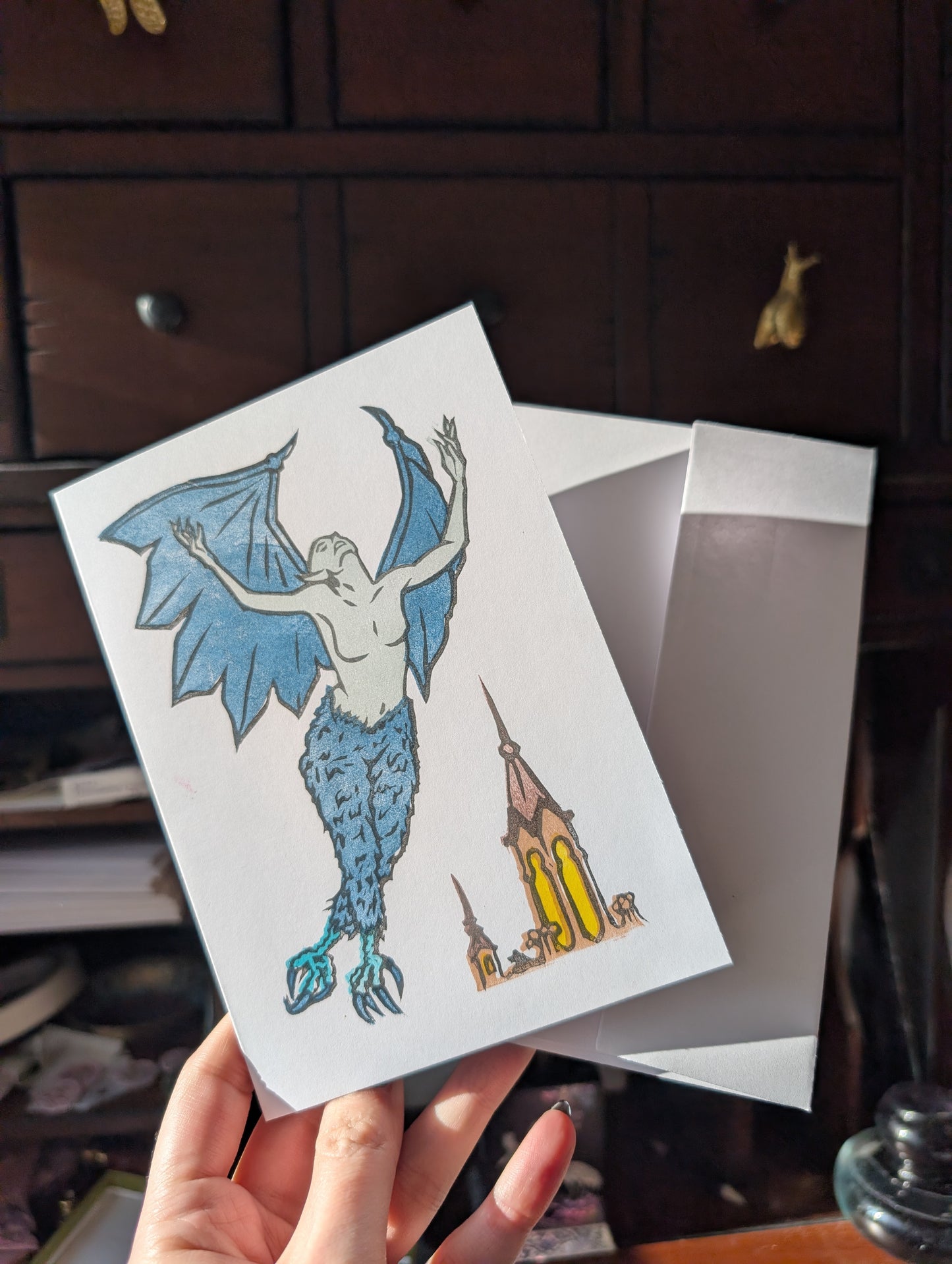 Mythical and Mystical Notecard + Envelope