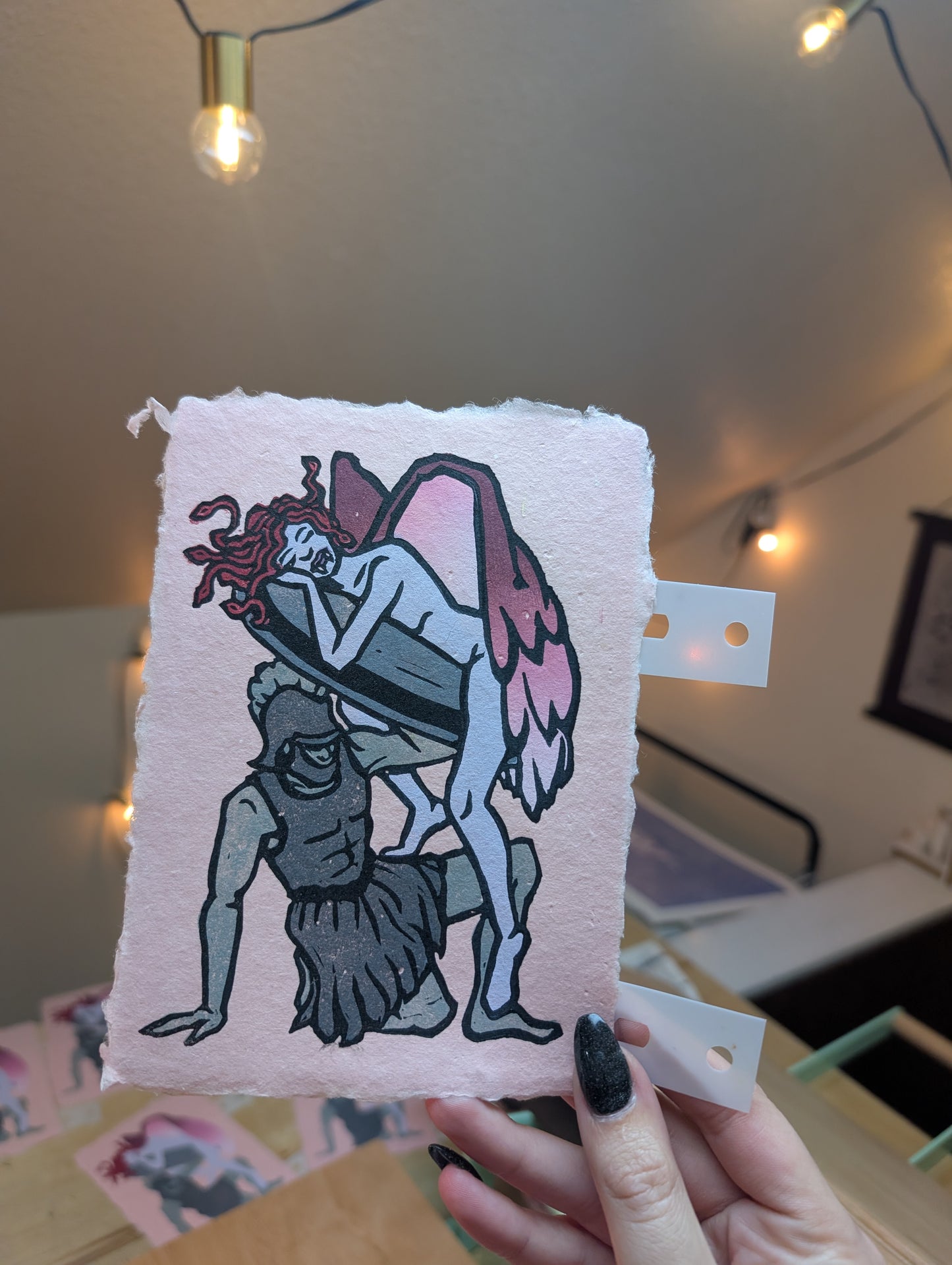 Gorgon - Original Limited Edition Relief Print